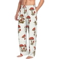 thumbnail image 6 of Salouo Mushroom Print Pajama Pants for Men, Lounge Pants Elastic Waistband Casual Men's sleepwear Loungewear Sleep Pajama Pant -XX-Large, 6 of 7