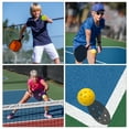 thumbnail image 6 of Unique Bargains Outdoor Pickleball Balls 40 Holes Pickleball Balls for Amateurs Sport Yellow, 6 of 6