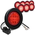 thumbnail image 1 of Luces LED STORE ONLINE para remolques, 8 unidades, 2,5 pulgadas, rojas, 12 V, resistentes al agua, 1 of 7