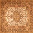 thumbnail image 1 of Ahgly Company Indoor Square Medallion Orange Traditional Area Rugs, 3' Square, 1 of 1