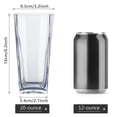 thumbnail image 4 of Gobelet en Plastique Réutilisable PS 20oz Incassable Empilable Verres à Boire Jus Vin Ensemble de 6 Transparent, 4 of 6