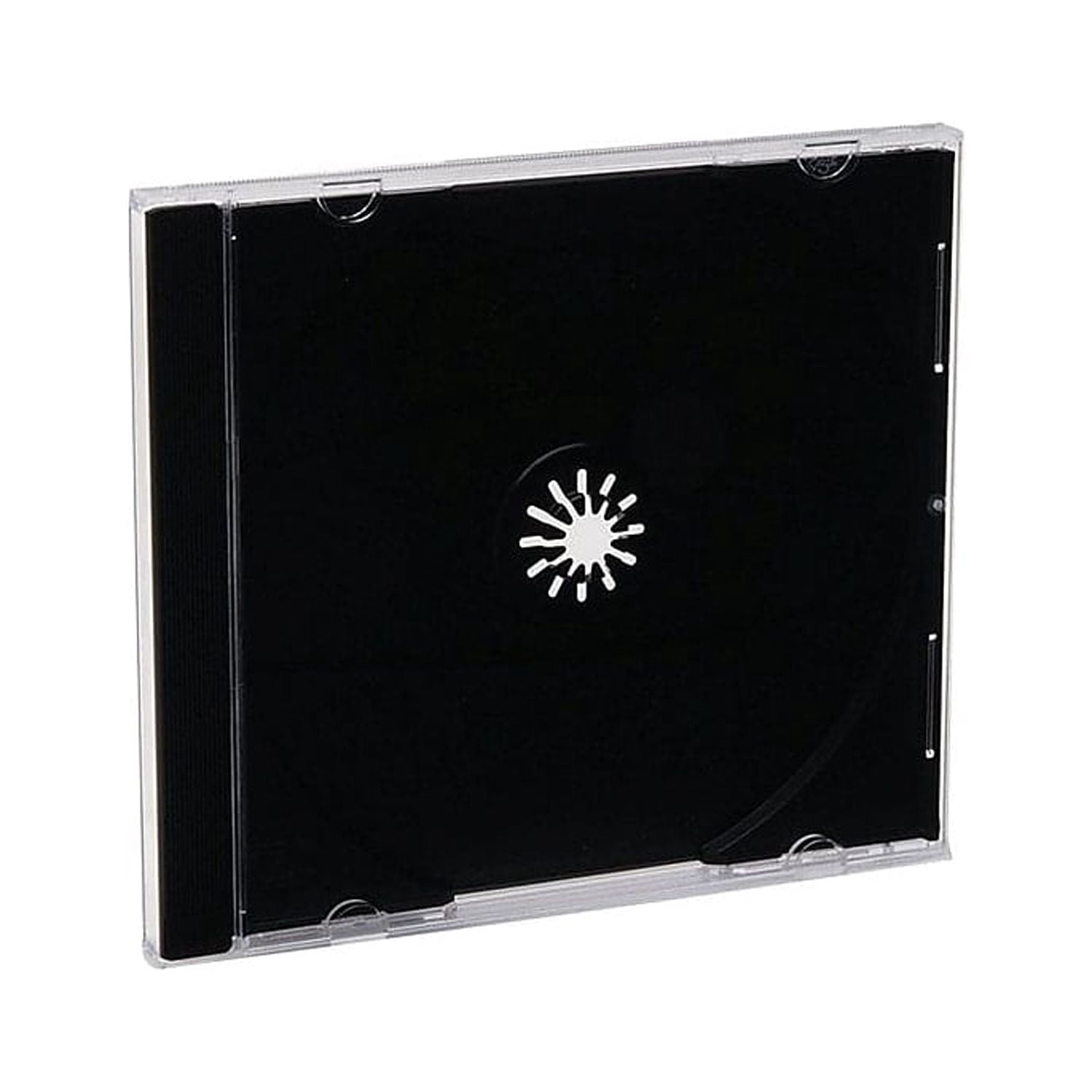 Verbatim 94867 CD/DVD Jewel Storage Cases-Black Tray 200pk