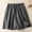 Gray, variant on Women's Cotton Linen Shorts 2025 Summer Casual Elastic High Waist Loose Solid Wide Leg Bermuda Shorts with Pockets
