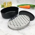 thumbnail image 4 of Râpe en Acier Inoxydable avec Bassin de Stockage Coupe-Légumes Manuel Multifonctions, 4 of 5