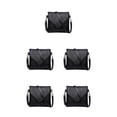 thumbnail image 3 of Qarigey Bolso de mensajero para mujer para ocasiones oficiales y casuales Bolsos de mensajero Bolsos de hombro cruzados PU Negro-S Type2 NO2, 3 of 6