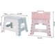 thumbnail image 2 of Plastic Folding Stool, Practical Easy To Use Folding Stool Pink Blue Folding Stool For Kitchen Bathroom Garden, 2 of 5