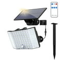 thumbnail image 2 of Cikuci Outdoor Solar Lights With Ground Stakes, 2 Pack Motion Sensor Solar Flood Lights with Remote, IP65 Waterproof Solar Lighting for Garden Patio Garage, 2 of 10
