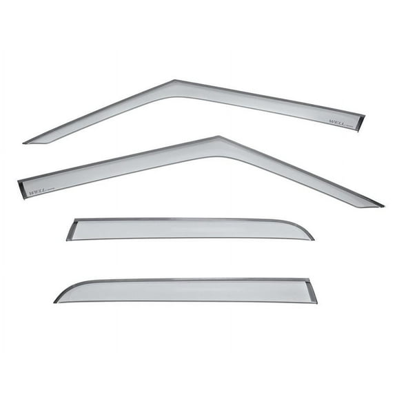 Wellvisors Side Window Visors Wind Deflectors Rain Guard Premiums Series for 2017 2018 2019 2020 2021 2022 2023 2024 Mini Cooper Countryman 3-847MN001