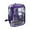 Purple, variant on Hgallory PVC Jelly Backpack Transparent Waterproof Backpack for High School & College Students, Large Capacity Clear Book Bag Anti static Bags, 16.9"x13"x5.5", 1 Pack, Purple