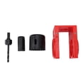 thumbnail image 1 of Lock Installation Kit with Guide Template Carbon Steel Plastic Door Hole Saw Kit for Wooden Doors Deadbolts Locksets Red, 1 of 4