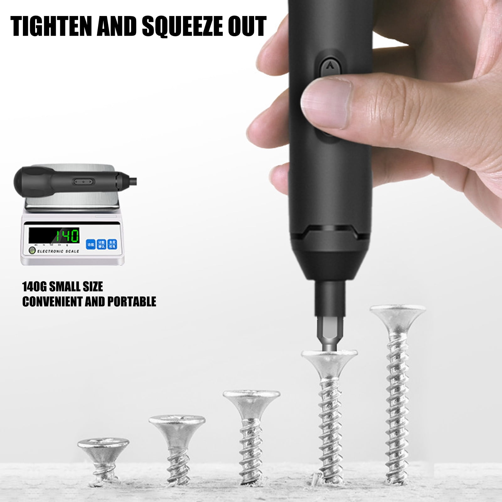Professional Cordless Electric Screwdriver Set USB Rechargeable Hand Tool For Electronics Assembly Hobby Car Maintenance