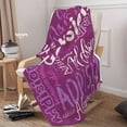 thumbnail image 6 of Custom Name Blanket for Kids Adults Personalized Blanket with Name Flannel Blanket Customized Name Blanket for Birthday Valentines Christmas Day (30x40, Pink), 6 of 6