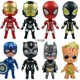 thumbnail image 2 of 6 Unids/Marvel Hero Avengers Action Character-Spider Man , Captain Iron Wrist of the United States , Panther , Batman Y Groot Cake Decorativo Top Suministros Decorativos, 2 of 4