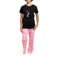 thumbnail image 4 of CafePress - Cute Boston Terrier Women's Dark Pajamas - Women's Short Sleeve Print T-Shirt and Pants Dark Cotton Pajama Set, 4 of 7