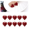 thumbnail image 4 of 10 Piezas de Aleación de de , Joyería de Bricolaje, Colgante, Collar, , Pendientes, Sumi - Rojo Sunnimix Colgante de encantos de corazón, 4 of 8