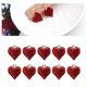 thumbnail image 4 of 10 Piezas de Aleación de de , Joyería de Bricolaje, Colgante, Collar, , Pendientes, Sumi - Rojo Sunnimix Colgante de encantos de corazón, 4 of 8