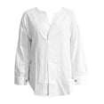 thumbnail image 6 of Endives Womens Linen Shirt Button Down Shirts Long Sleeve Casual Blouses Linen Clothes Thin Lightweight Breathable Womens Top, 6 of 6