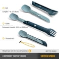 thumbnail image 4 of UCO Switch Spork Set, Blue, 4 of 5