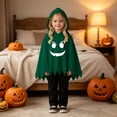 thumbnail image 6 of Gunia Kids Ghost Hooded Cape For Boys Girls 2 Piece Halloween Costumes Cosplay Cloak Cute Party Dress Up Outfits Poncho, 6 of 9