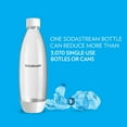 thumbnail image 4 of SodaStream 1 Liter Carbonating Bottles, Twin Pack, White, 4 of 5
