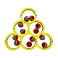 thumbnail image 1 of Juego de lanzamiento para flotador de espuma de piscina con 12 bolas de lanzamiento de colores con bola de puntuación, juguetes para lanzar para Amarillo, 1 of 8
