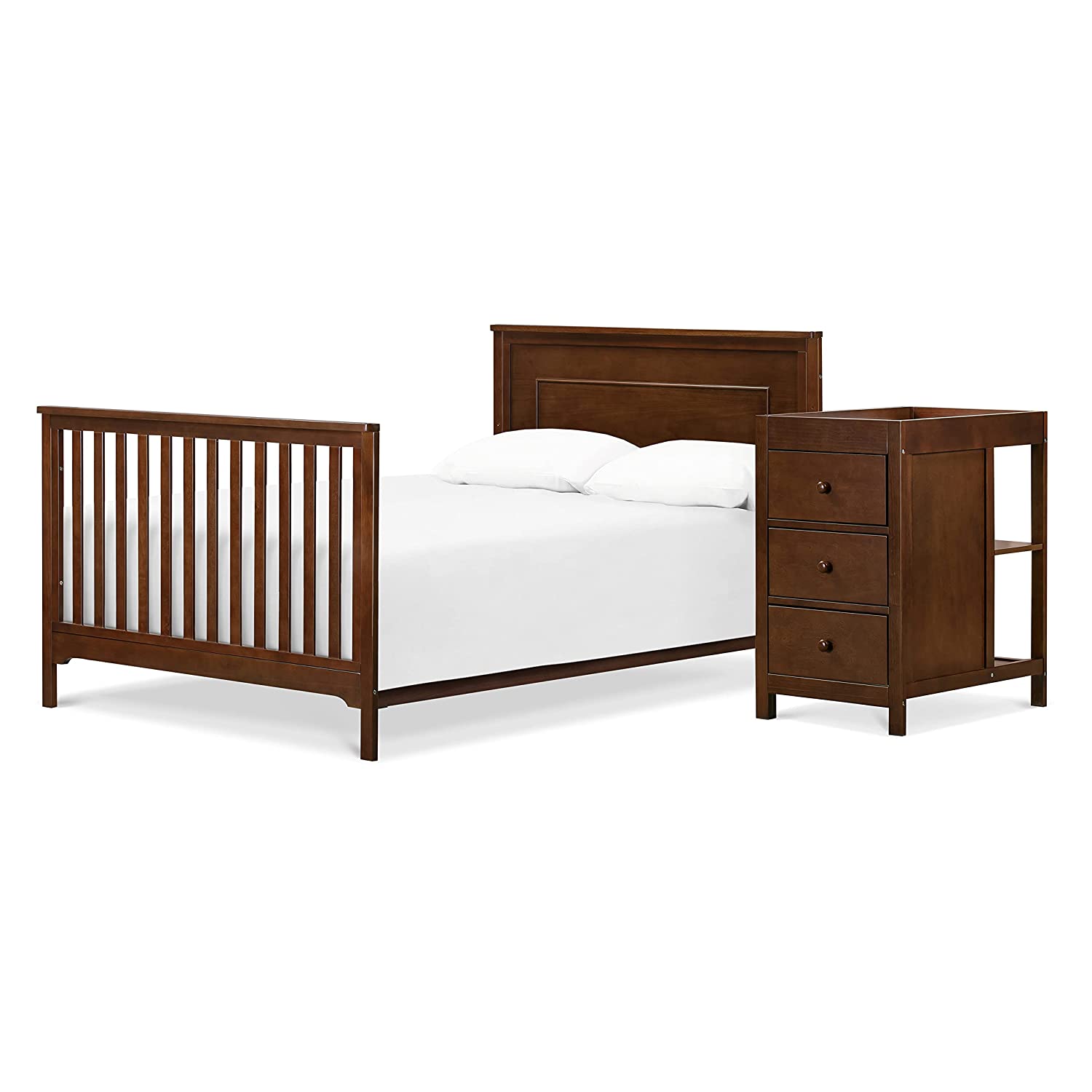 Carter's by DaVinci Dakota 4-in-1 Crib and Changer Combo in Espresso