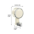 thumbnail image 3 of Hovmgk Knob Suction Cup Hook, Strong Vacuum Adhesive Hook for Bathroom & Kitchen, Traceless Multifunctional Coat & Towel Holder, Space-Saving Home Organization, Easy Install Reusable Hook, 3 of 5