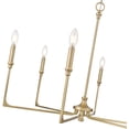 thumbnail image 3 of Millennium Lighting 25306 Azara 6 Light 32" Wide Pillar Candle Style Chandelier - Brass, 3 of 7