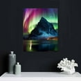 thumbnail image 4 of ONETECH  Aurora Borealis Canvas Wall Art Colorful Northern Lights Prints Painting Artwork for Living Room Bedroom Office Modern Wall Decoration Scenery Framed Picture Ready to Hang, 4 of 4