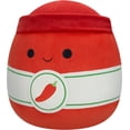 thumbnail image 5 of Squishmallows Official Kellytoys Plush 12 Inch Illia the Sriracha Hot Sauce Food Squad Ultimate Soft Stuffed Toy with Red Knit Cap, 5 of 7