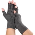 thumbnail image 1 of Guantes de compresión para artritis para hombres y mujeres, guantes sin dedos para artritis reumatoide y osteoartritis, guantes de compresión para aliviar el dolor de artritis (1 par), 1 of 7