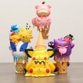 thumbnail image 2 of Colección de figuritas en PVC Pokémon Studio, Pikachu, Gengar, Sinhope, Bro, Lugia, Ice Cream Series, Butter Surprise Gift for Kids zhangyuxiang unisex, 2 of 2