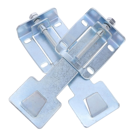 FENGGUIQU 2Pcs Adjustable Plated Silver Metal Range Hood Wall Mount Brackets Heavy Duty Support