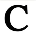 thumbnail image 1 of Village Wrought Iron LET-C Letter C Large, 1 of 1