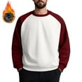 thumbnail image 2 of LWavelet Casual Crewneck Long Sleeve Raglan Sweatshirt for Men and Women Relaxed Fit Pullover Soft Lightweight Top for Everyday Wear, 2 of 4