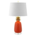 thumbnail image 6 of JONATHAN Y Pineapple 23" Classic Vintage Ceramic LED Table Lamp, Orange/Gold, JYL4019E, 6 of 7