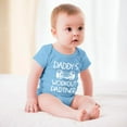 thumbnail image 3 of Daddy's Future Lifting Partner - Baby Clothes - Funny Newborn Bodysuit Outfits for Boys And Girls Sky Blue-style 6months, 3 of 7