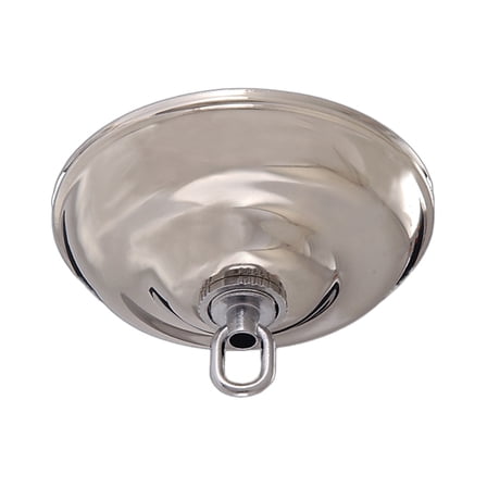 B&P Lamp® Solid Brass (Nickel Plated Shown) Canopy Kit, 5 1/2" Dia.