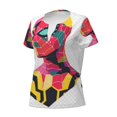 thumbnail image 4 of Spider-Man Women's Sexy Deep V-Neck Short Sleeve T-Shirt, 4 of 7