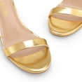 thumbnail image 4 of Sandalia DREAM PAIRS KARRIE Dorado Metálico Tacón de 10.5 cm, 4 of 6