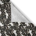 thumbnail image 3 of Ambesonne Exotic Kitchen Curtains, Detailed Monstera Leaves, 55"x24", Charcoal Grey and White, 3 of 3
