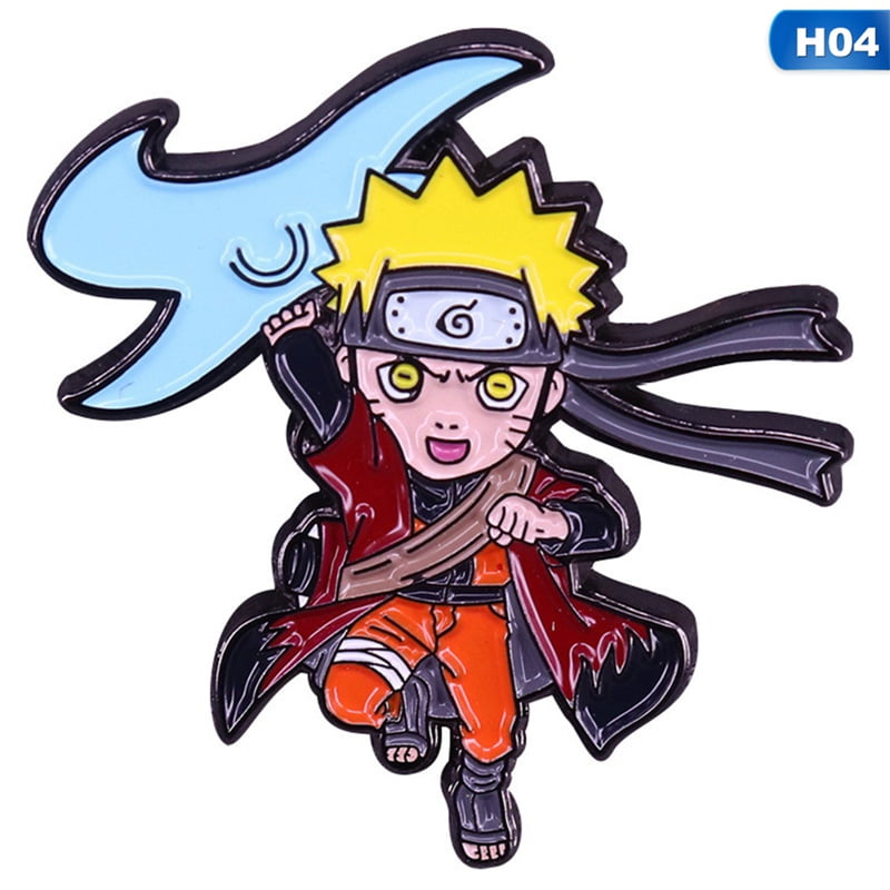 Set of 8 Naruto 1 pins/buttons/badges