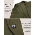 thumbnail image 4 of COOFANDY Mens Christmas Blazer Notch Lapel One Button Suit Jacket Fashion Knit Blazers, 4 of 6