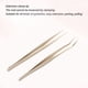 thumbnail image 4 of Pinzas De Extensión De Las Pestañas De Volumen, 2 Piezas De Extensión De Pestañas Profesionales De Pestañas Establecidas Portátiles Para El Salón De Belleza Para Mujeres, 4 of 7