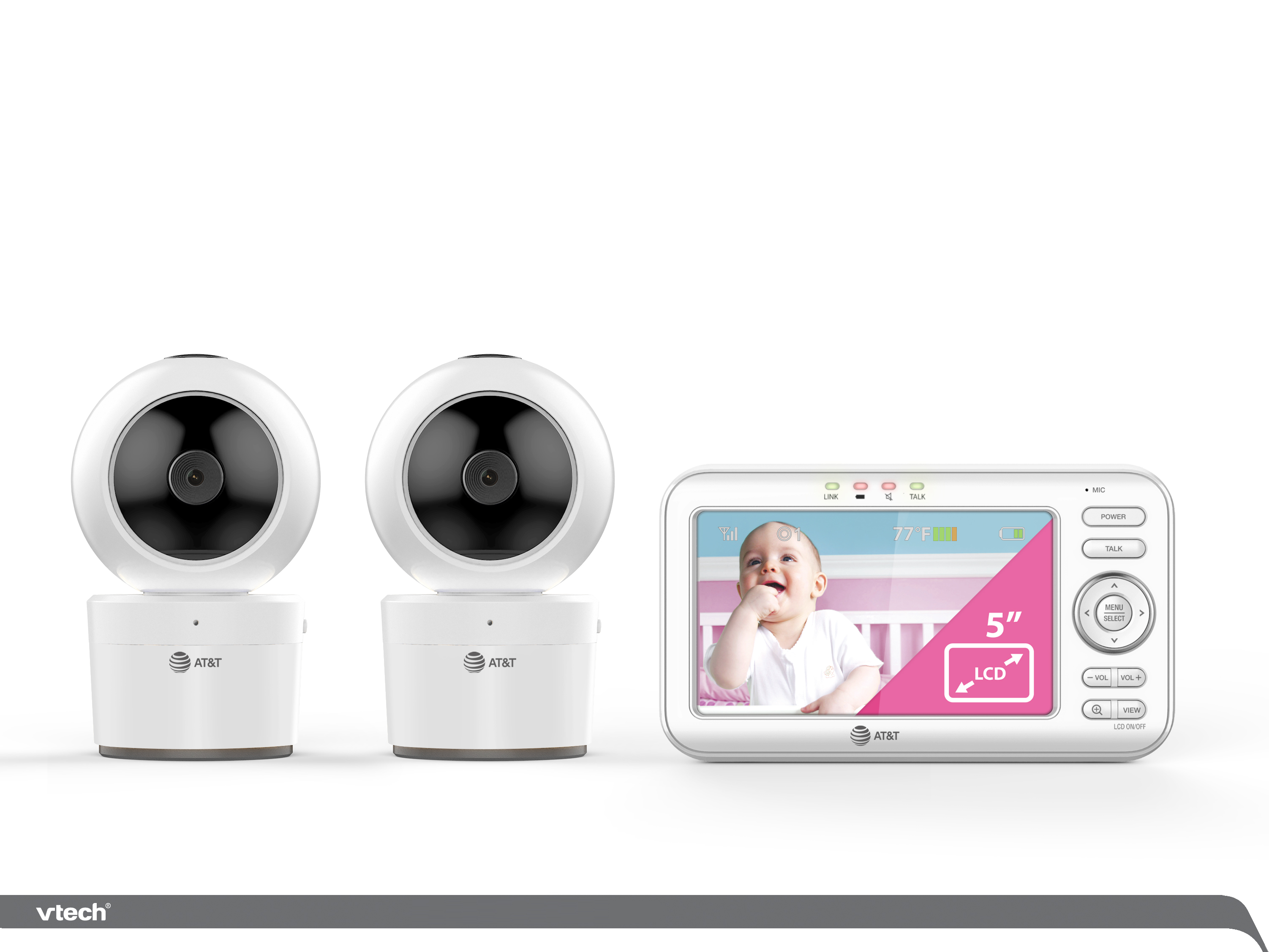 VTech VM5263 5" Digital Video Baby Monitor with Night Light photo 5