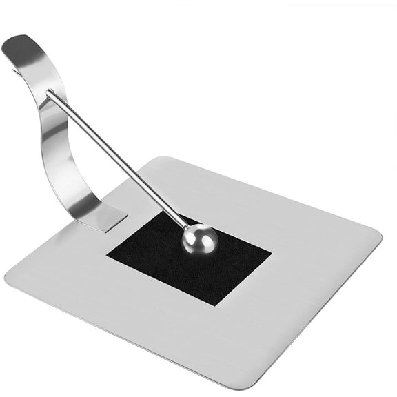 6.7 x 6.5 Inch Napkin Holder for Tables, Napkin Holders for Kitchen, Modern Stainless Steel Dinner Flat Paper Napkin Tray, Silver