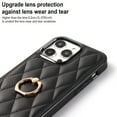 thumbnail image 4 of Luxury Artificial Leather iPhone 14/13/12/11 Pro X/XS Max/XR/8/7 Plus SE 2020/2022 Phone Cover With Holder Ring Bracket & Durable For Thoughtful Gift, 4 of 5