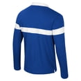 thumbnail image 3 of Men's Colosseum  Royal Kentucky Wildcats Too Cool For School Long Sleeve Polo, 3 of 3