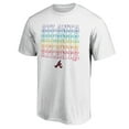 thumbnail image 2 of Men's White Atlanta Braves City Pride T-Shirt, 2 of 3
