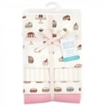thumbnail image 2 of Hudson Baby Infant Girl Cotton Flannel Receiving Blankets, Sweet Bakery, One Size, 2 of 6